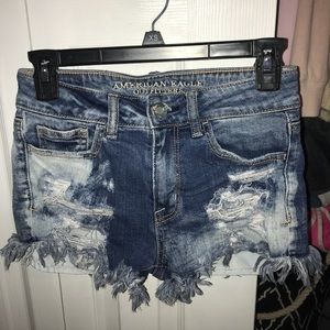 American Eagle Distressed Shorts